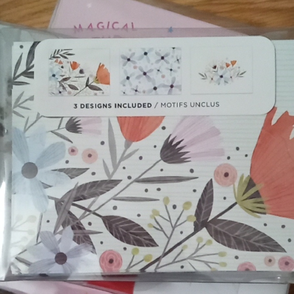 Floral Design Stationery Set